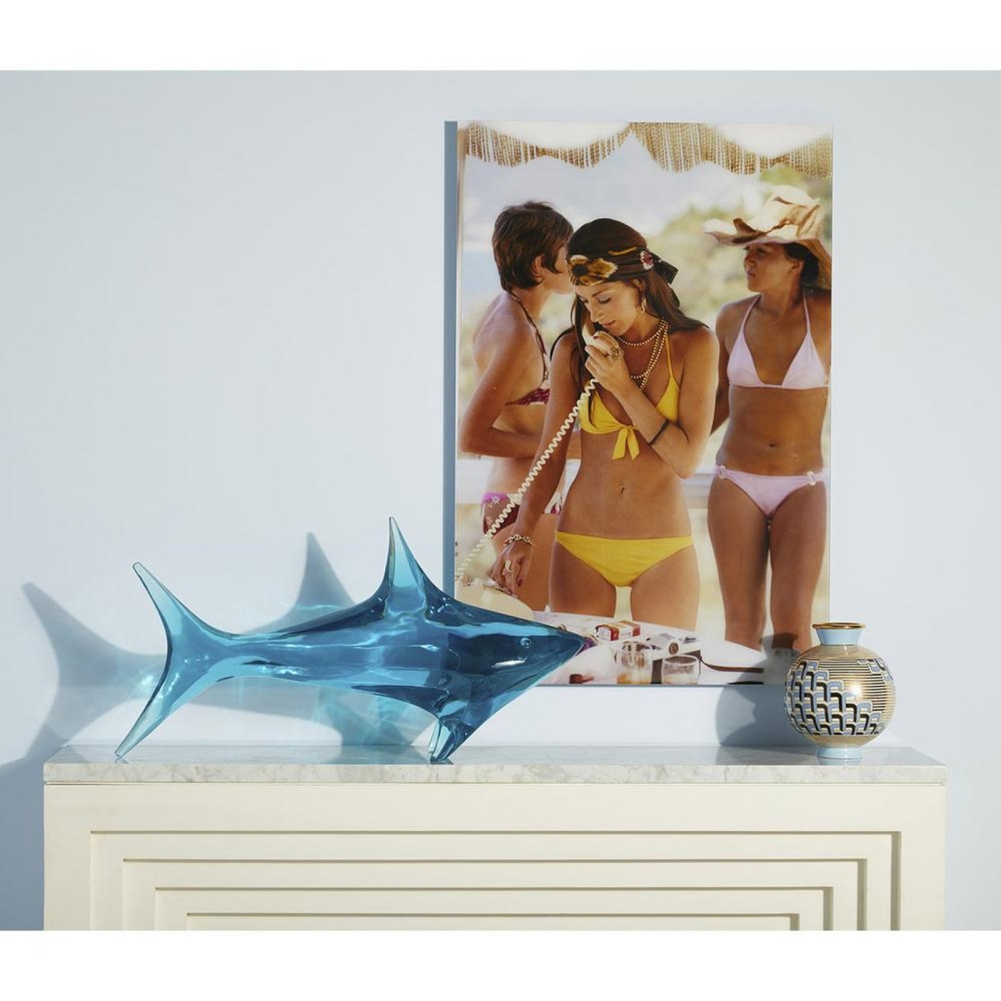 Giant acrylic shark