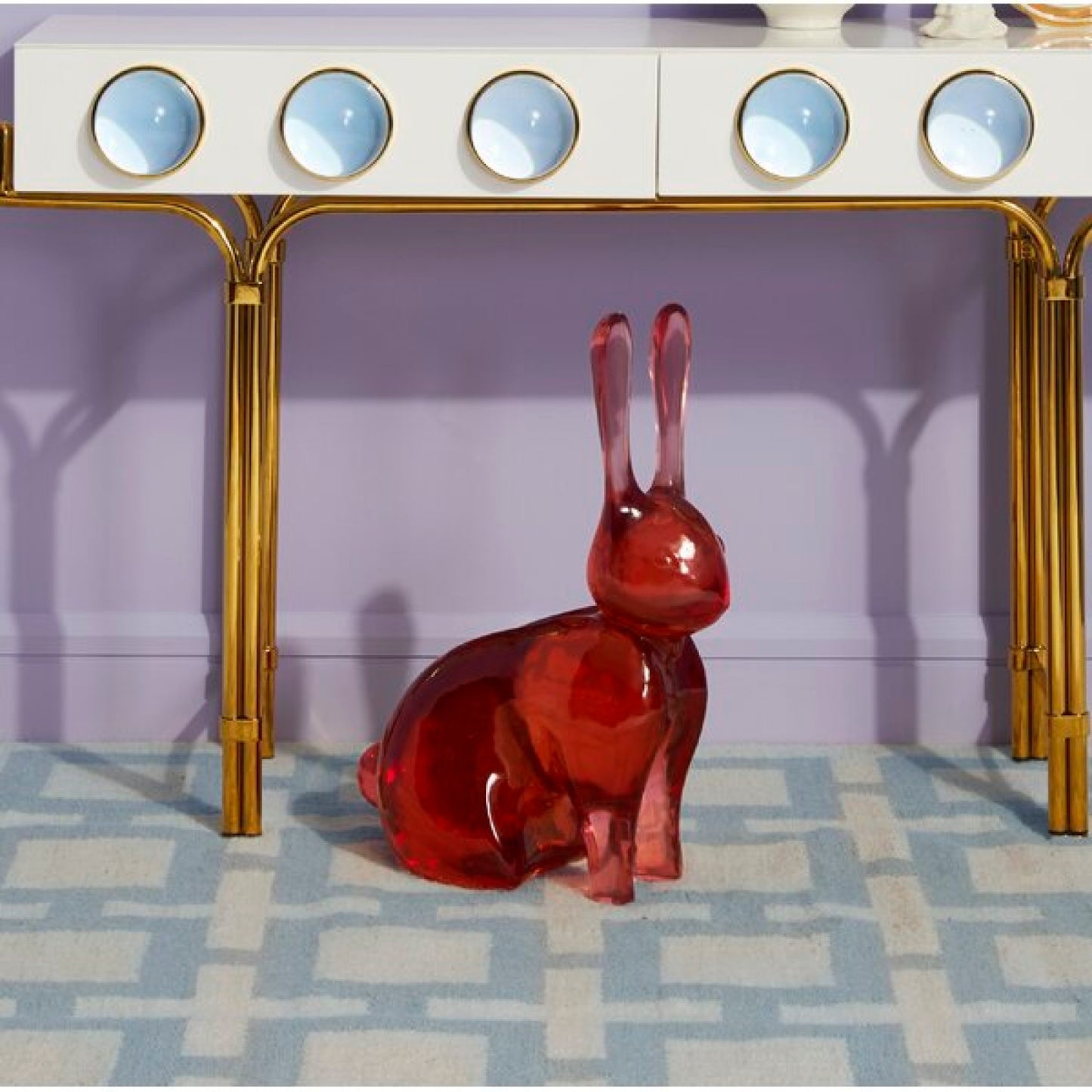 Giant acrylic rabbit