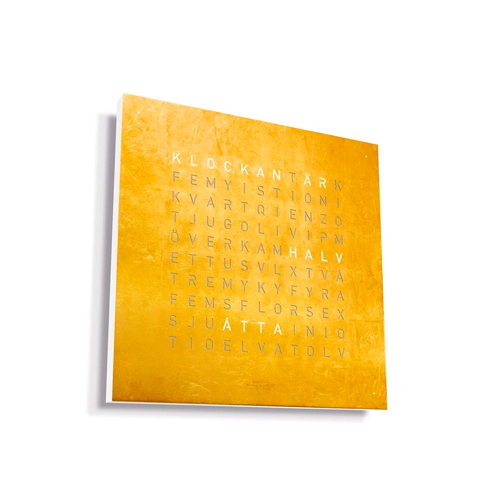 Qlocktwo Earth - Gold