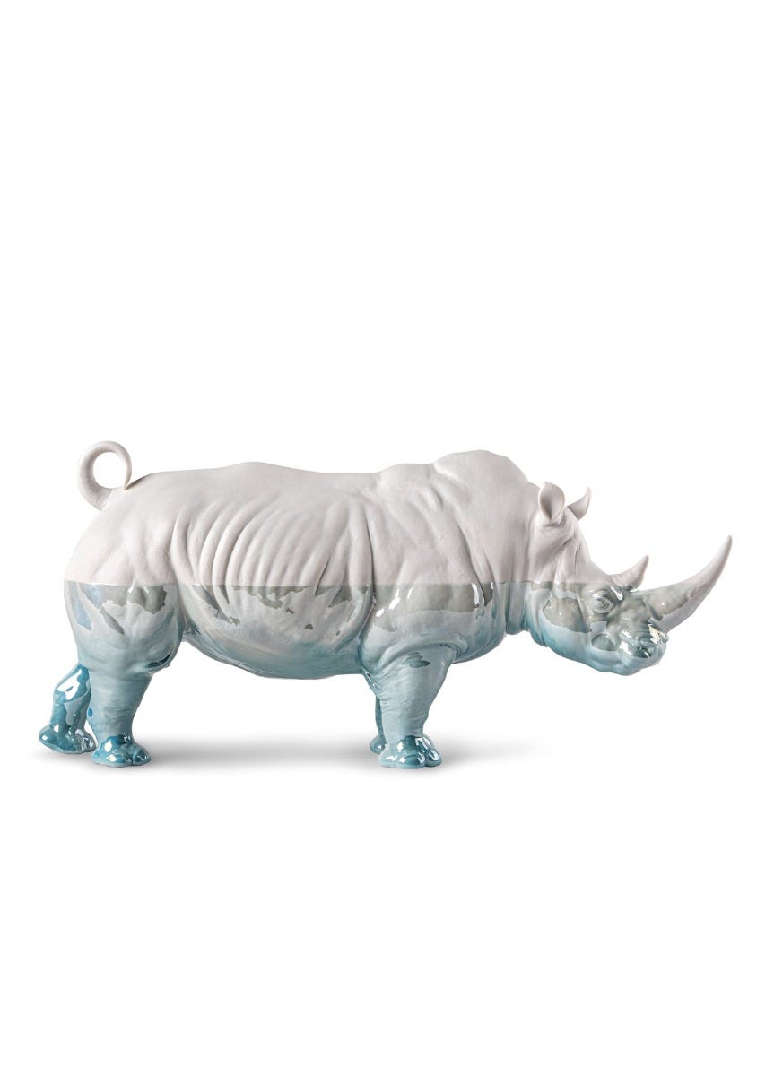 Lladró Underwater Rhino