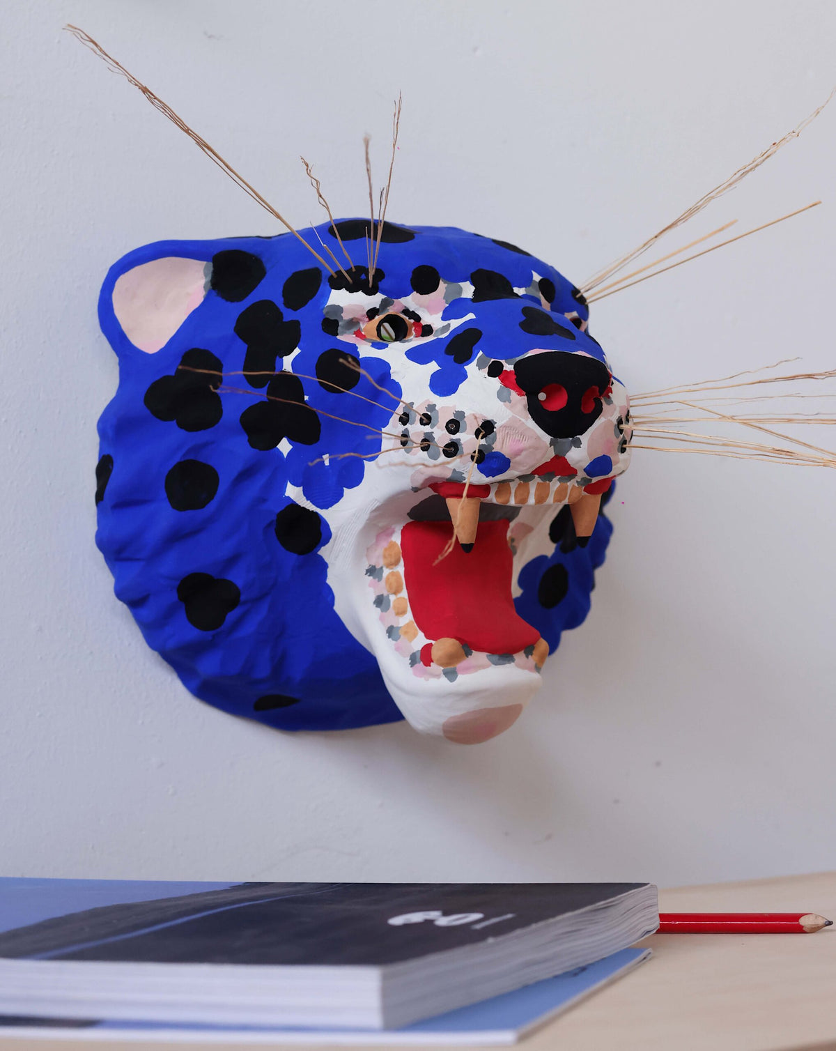 Blu Tiger – keramikmask