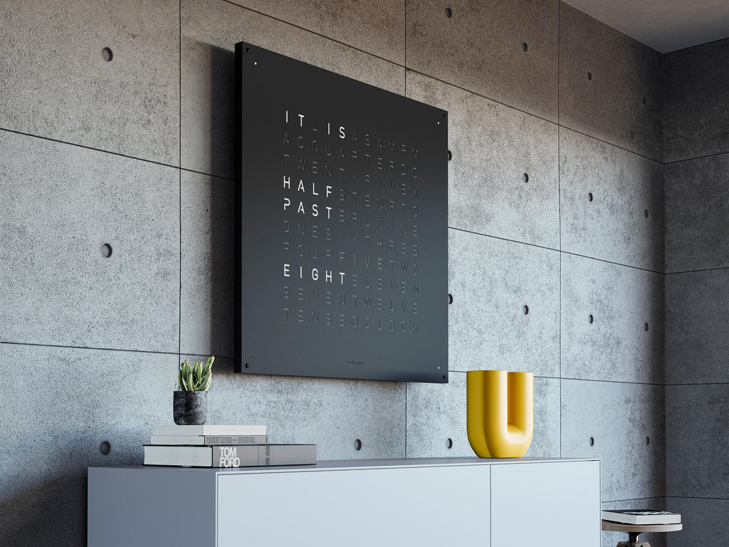 QLOCKTWO Earth 90 – Black Pepper
