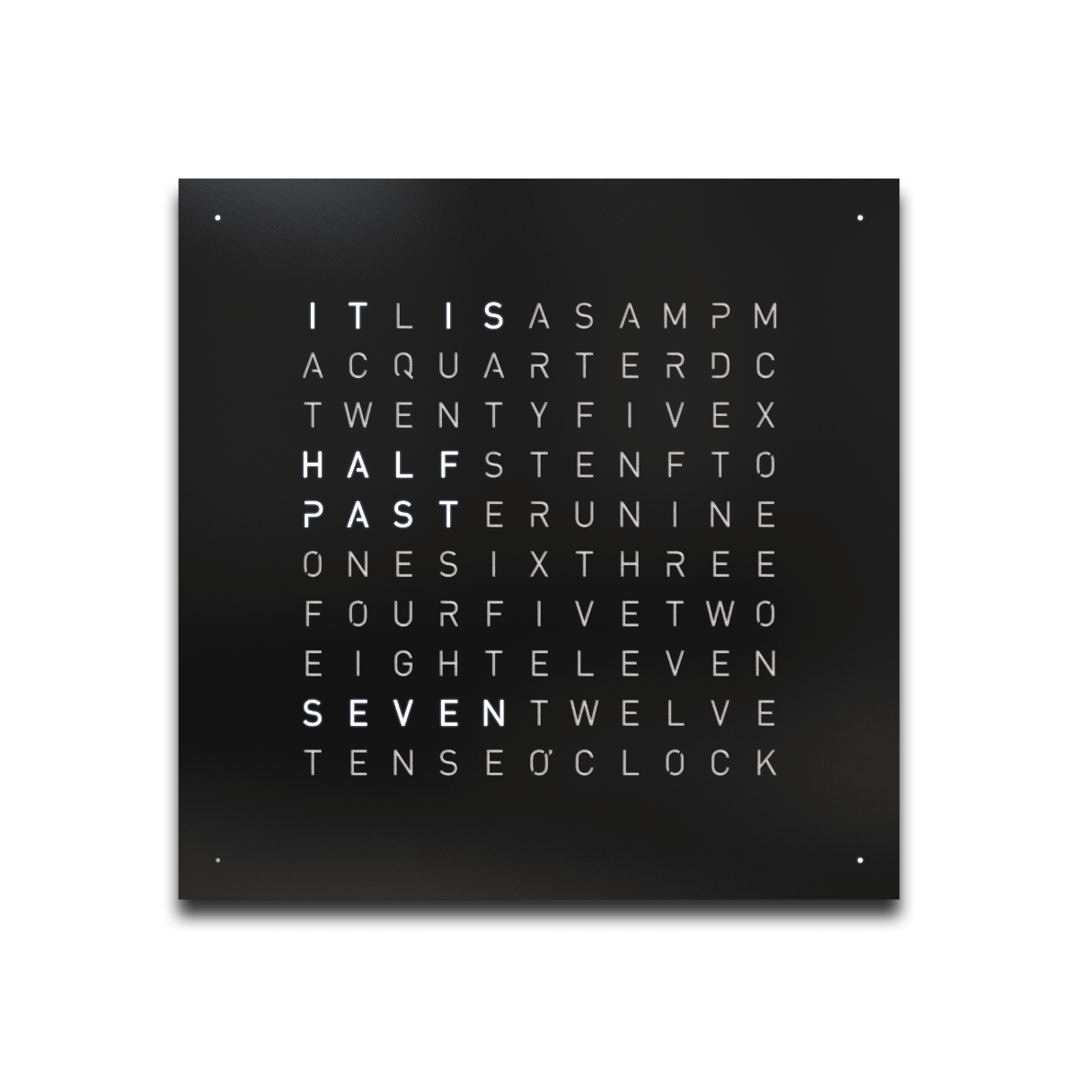 QLOCKTWO Earth 45 – Black Pepper