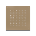 QLOCKTWO Earth 45 – Hazelnut
