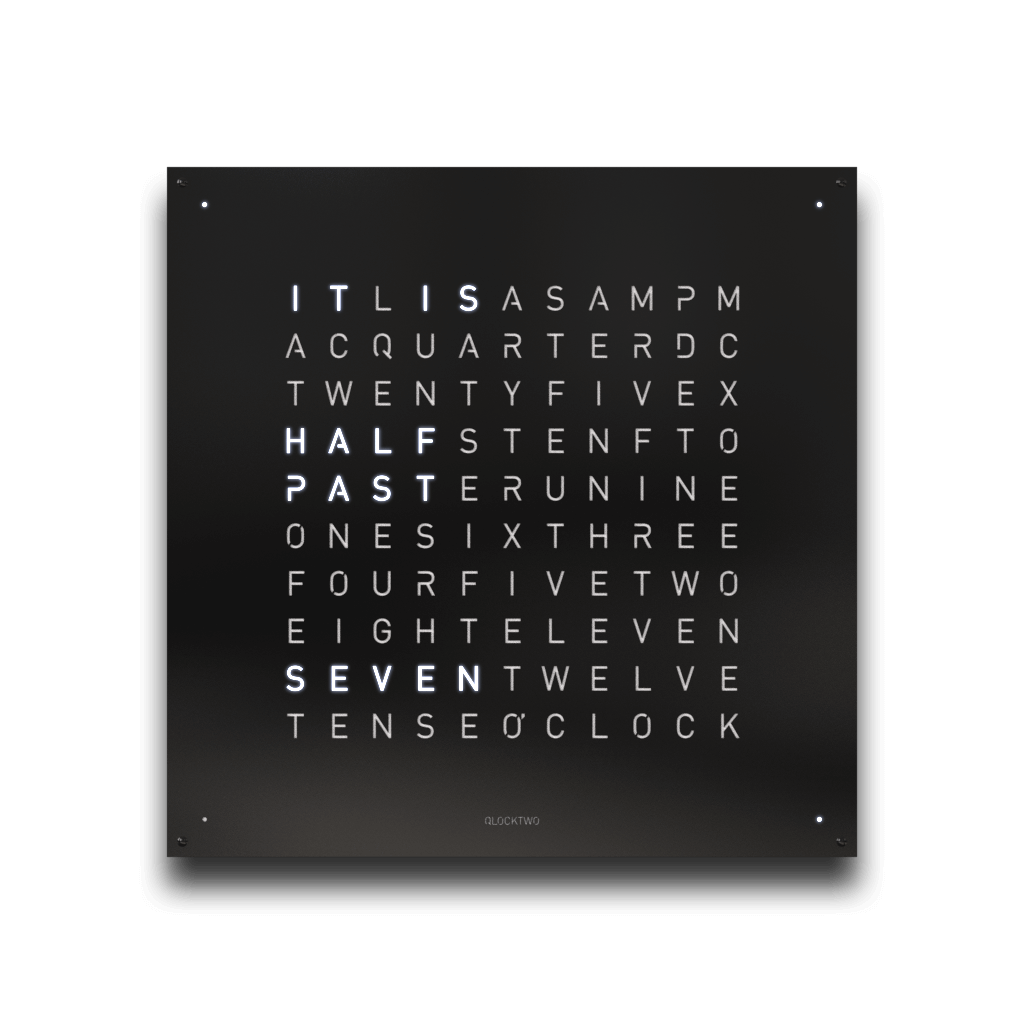 QLOCKTWO Earth 90 – Black Pepper