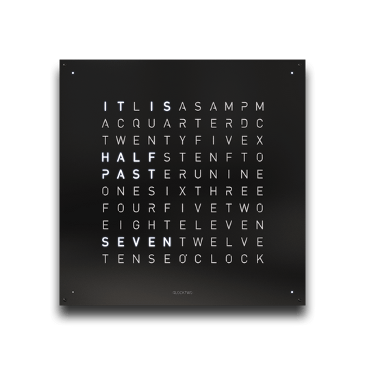 QLOCKTWO Earth 90 – Black Pepper