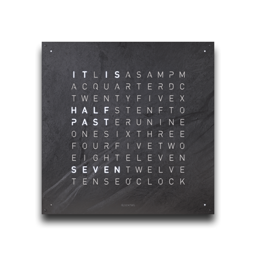 QLOCKTWO Earth 90 Creator's Edition – Metamorphite