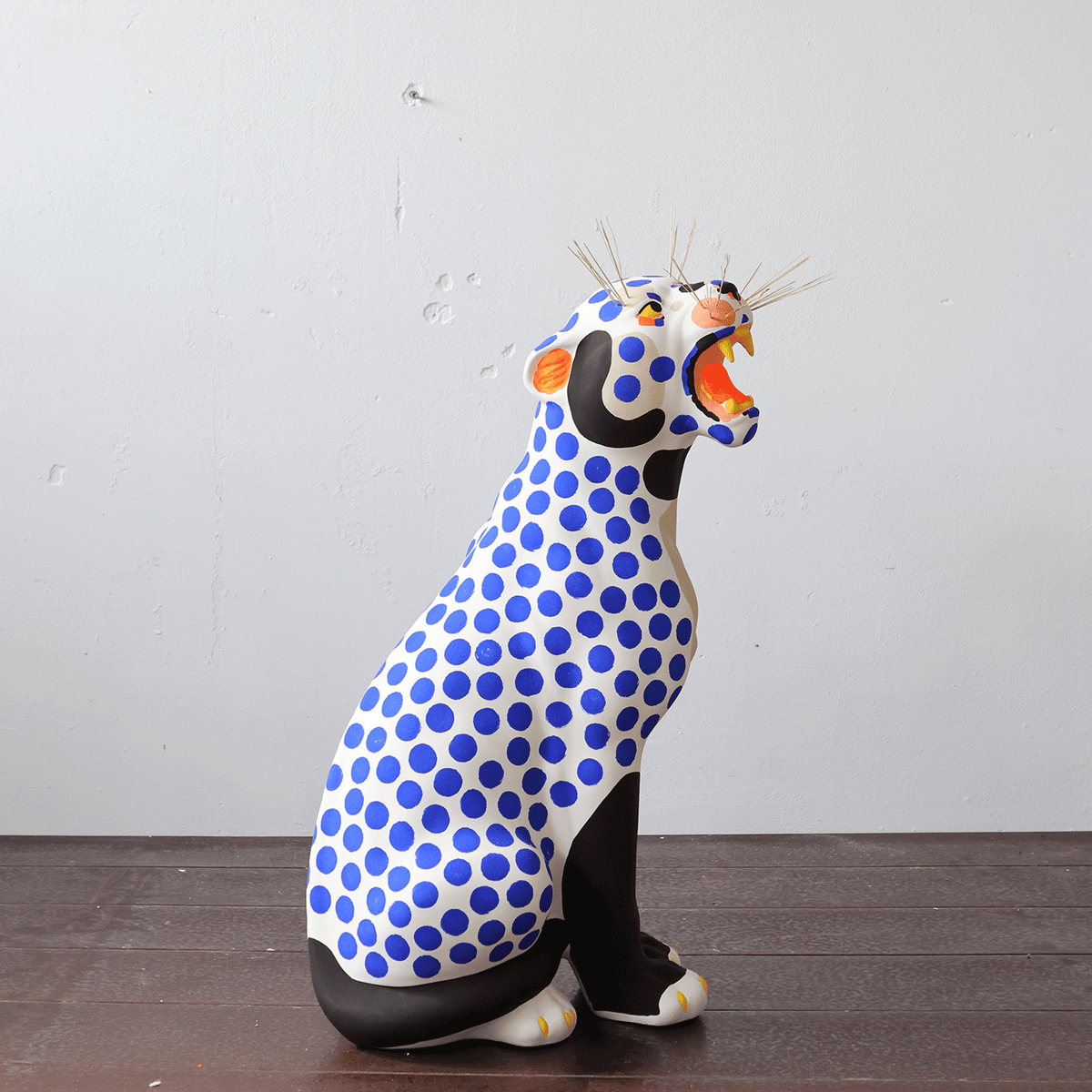 Wild Puma – keramikskulptur