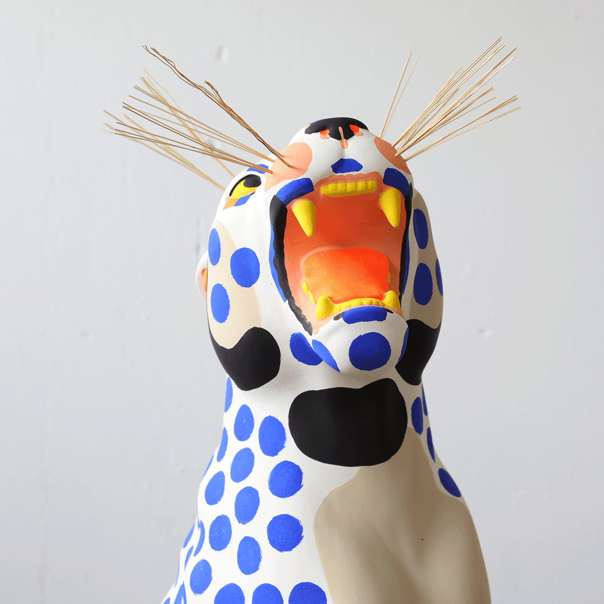 Wild Puma – keramikskulptur