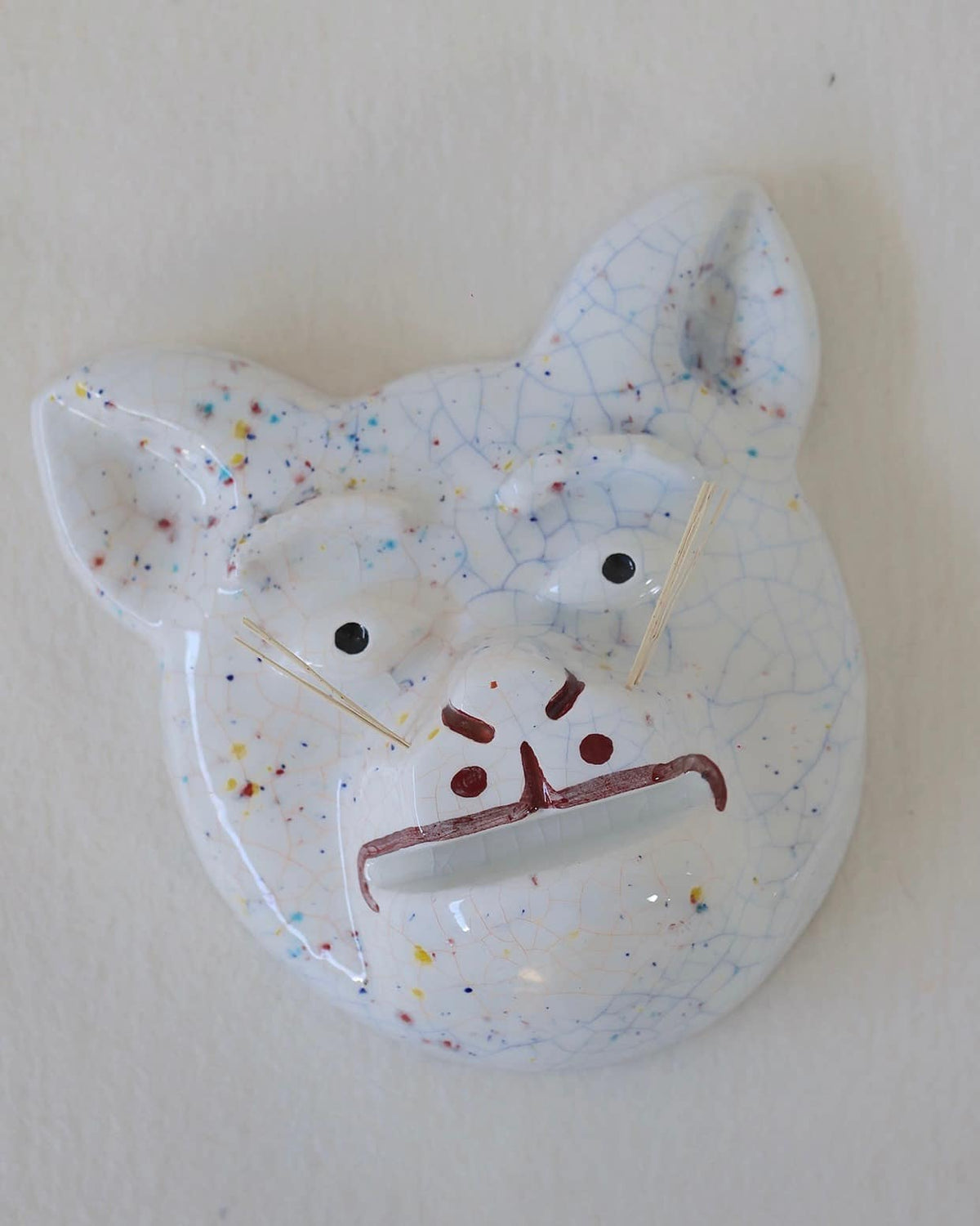 Kitsune – keramikmask
