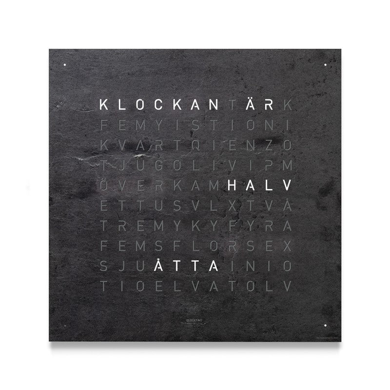 QLOCKTWO Earth 45 Creator's Edition – Metamorphite